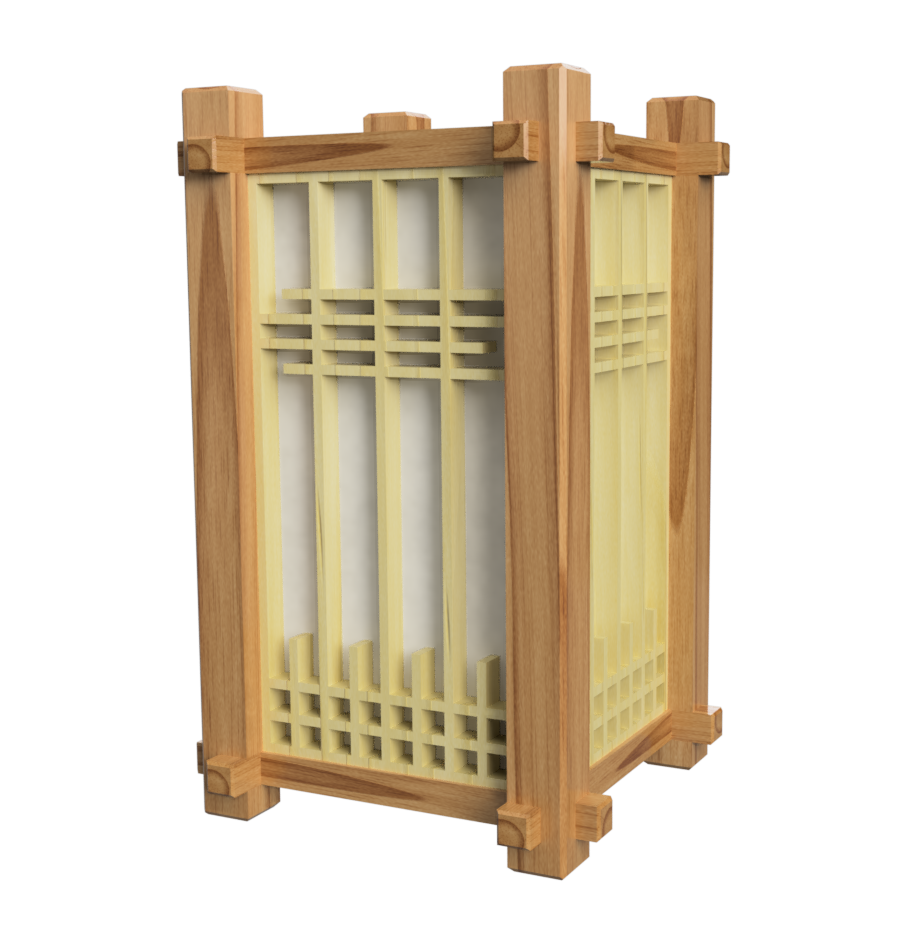 Mini Japanese Lamp - Plans — Adrian Preda Woodworks